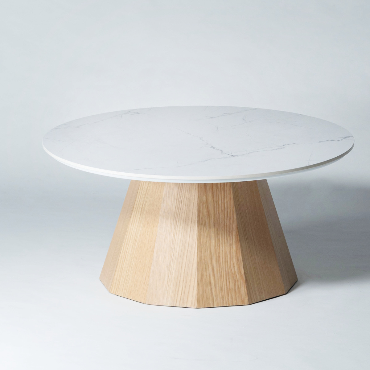 form 天板のみ 直径80cm 円形 大理石調 パルマ ( ローテーブル テーブル セラミック 専用天板 丸 リビングテーブル センターテーブル セラミックテーブル 天板 キズ 熱 強い 丸テーブル ) 【ブラック】 ブラック