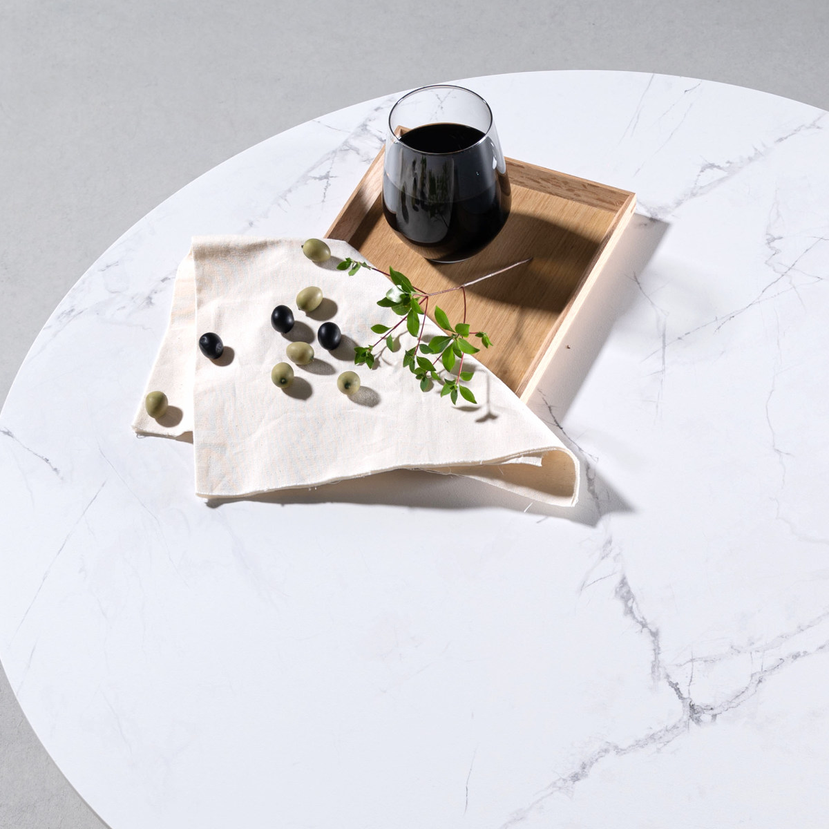 form 天板のみ 直径80cm 円形 大理石調 パルマ ( ローテーブル テーブル セラミック 専用天板 丸 リビングテーブル センターテーブル セラミックテーブル 天板 キズ 熱 強い 丸テーブル ) 【ブラック】 ブラック