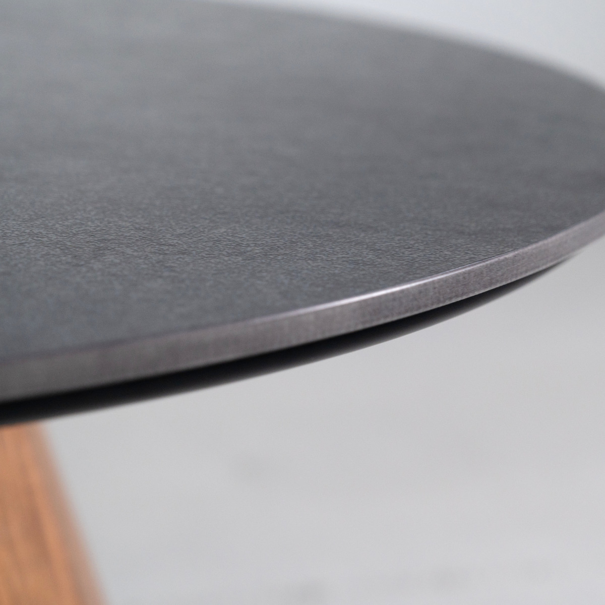 form 天板のみ 直径80cm 円形 大理石調 パルマ ( ローテーブル テーブル セラミック 専用天板 丸 リビングテーブル センターテーブル セラミックテーブル 天板 キズ 熱 強い 丸テーブル ) 【ブラック】 ブラック