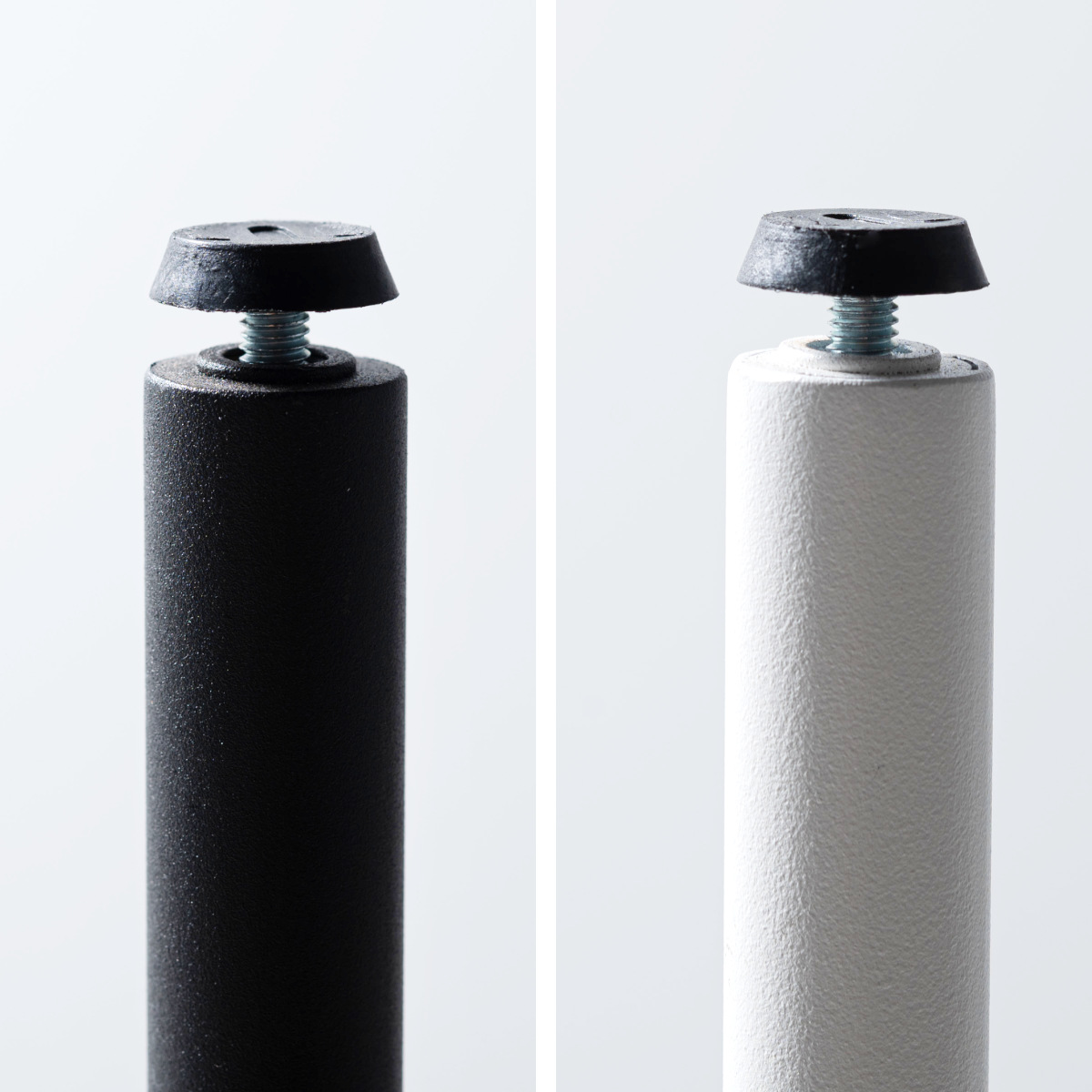 form デスク 脚のみ スチール製 リュカ ( デスク専用脚 スチール脚 パーツ 組み合わせ 脚 足 部品 デスク脚 机 パソコンデスク シンプルデスク ワークデスク ) 【ホワイト】 ホワイト