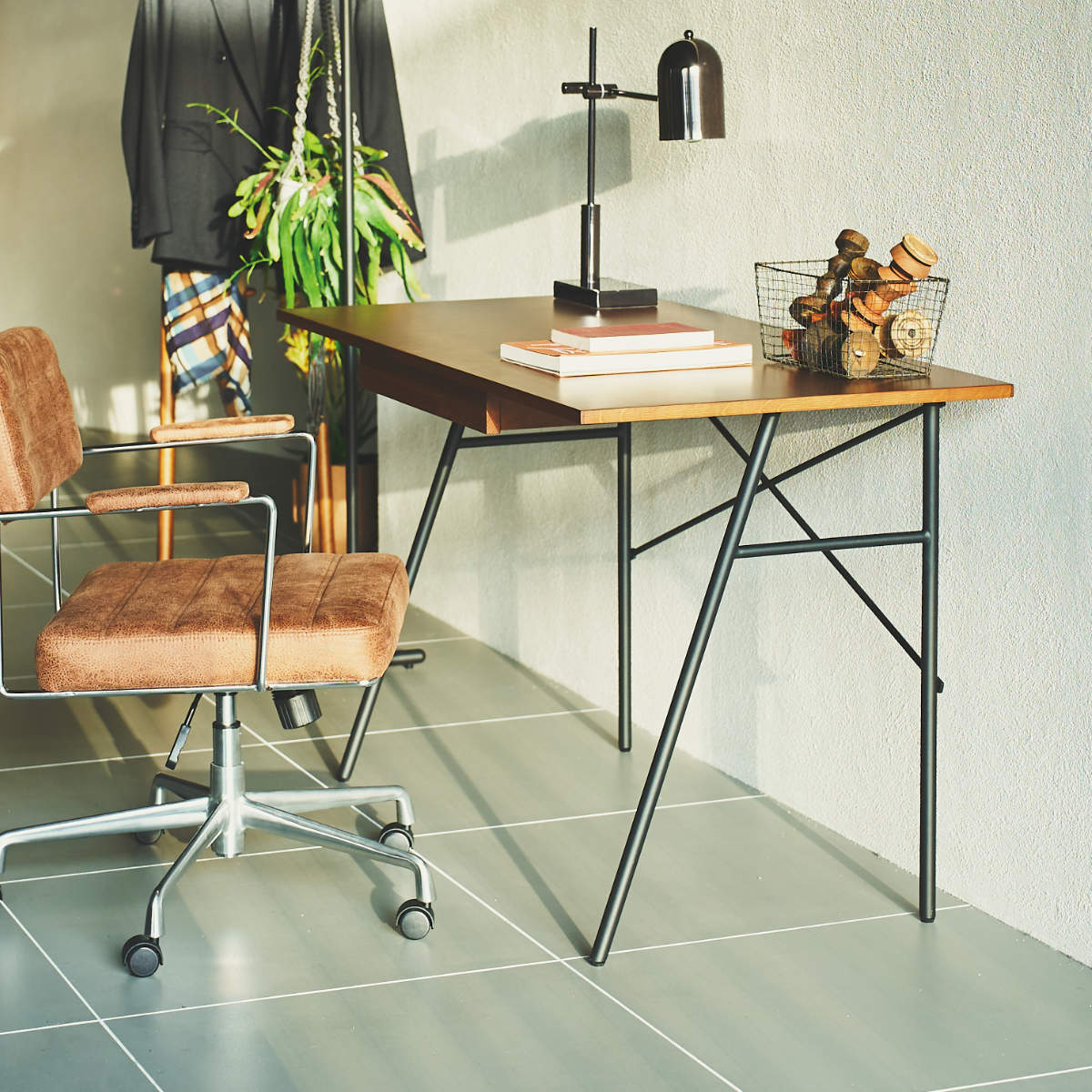 form デスク 脚のみ スチール製 リュカ ( デスク専用脚 スチール脚 パーツ 組み合わせ 脚 足 部品 デスク脚 机 パソコンデスク シンプルデスク ワークデスク ) 【ホワイト】 ホワイト