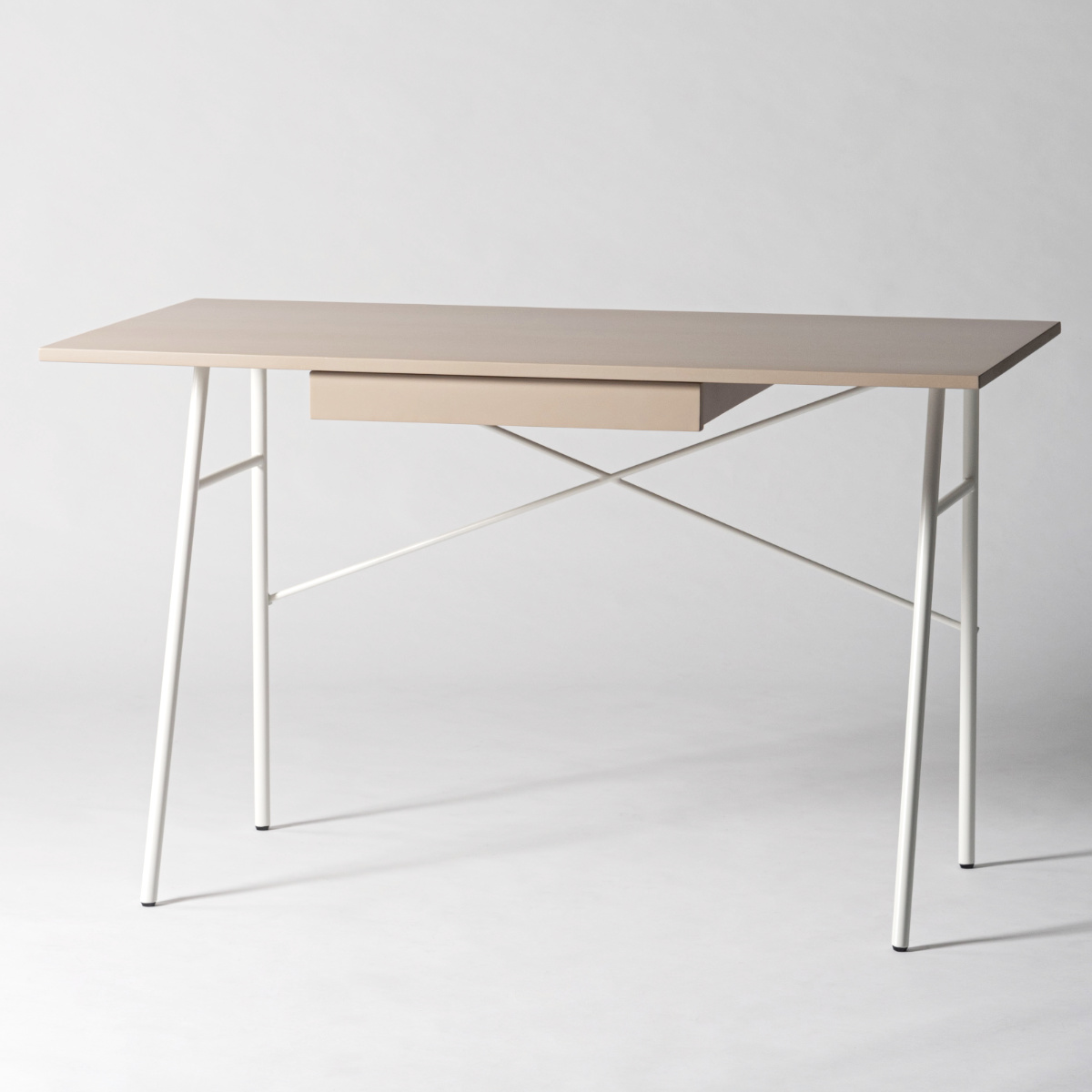 form デスク 脚のみ スチール製 リュカ ( デスク専用脚 スチール脚 パーツ 組み合わせ 脚 足 部品 デスク脚 机 パソコンデスク シンプルデスク ワークデスク ) 【ホワイト】 ホワイト