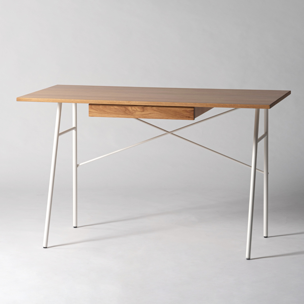 form デスク 脚のみ スチール製 リュカ ( デスク専用脚 スチール脚 パーツ 組み合わせ 脚 足 部品 デスク脚 机 パソコンデスク シンプルデスク ワークデスク ) 【ホワイト】 ホワイト