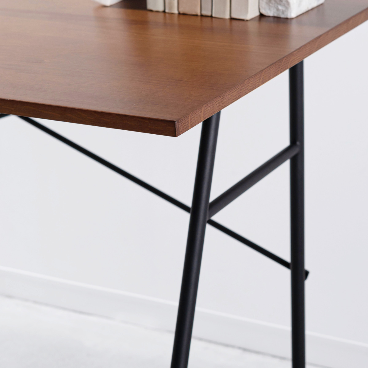 form デスク 脚のみ スチール製 リュカ ( デスク専用脚 スチール脚 パーツ 組み合わせ 脚 足 部品 デスク脚 机 パソコンデスク シンプルデスク ワークデスク ) 【ホワイト】 ホワイト