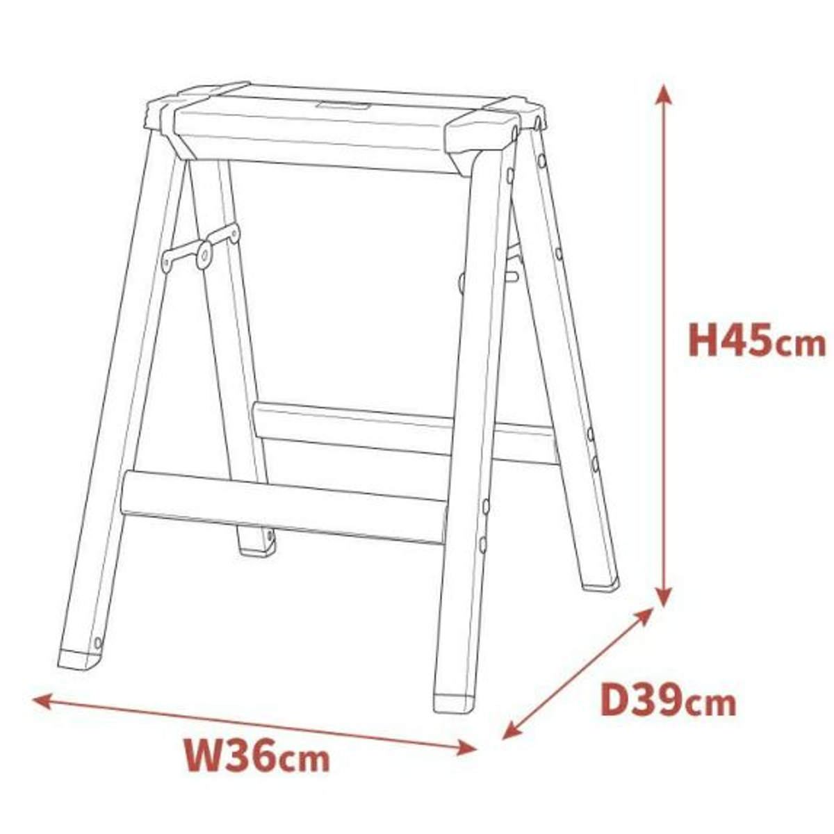 ハイスツール 脚立 ワイド 軽量 ステップスツール ( 2段 ロータイプ 踏み台 スツール 折りたたみ 軽い コンパクト 耐荷重100kg 完成品 アルミ 滑り止め ステップ 踏台 ステップ台 洗車 DIY 掃除 折り畳み 腰掛け ) 【イエロー】 イエロー