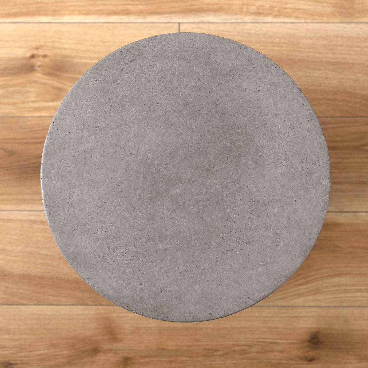 サイドテーブル 高さ46cm 円形 FORMA 軽量 完成品 ( ミニテーブル テーブル ソファサイド ベッドサイド 丸テーブル オブジェ ナイトテーブル コーヒーテーブル ベッドテーブル 玄関 ディスプレイ 飾り台 ) 【グレー】 グレー