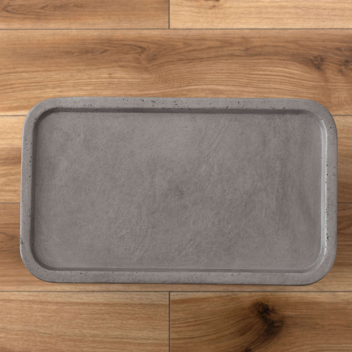 サイドテーブル 高さ41cm 棚付き FORMA 完成品 ( ミニテーブル テーブル ソファサイド ベッドサイド 四角 オブジェ オープン収納 ナイトテーブル コーヒーテーブル ベッドテーブル 玄関 ディスプレイ 飾り台 ) 【グレー】 グレー