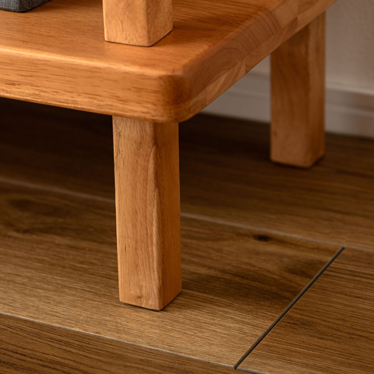 オープンラック 幅80cm 4段 木製 天然木 シェルフ Woodland ( 本棚 ラック 棚 飾り棚 ラバーウッド ナチュラル 収納 家具 四段 ディスプレイ 花台 )