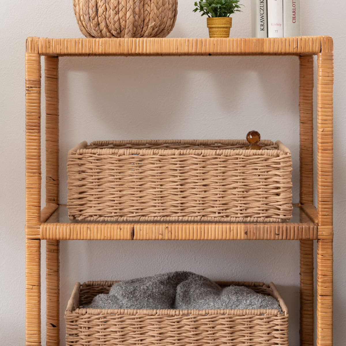 かご S ペーパーコード バスケット 幅37×奥行26×高さ24cm ( 収納 収納ケース 収納ボックス ペーパーバスケット 収納バスケット カゴ 籠 収納かご 紙 紙製 小物収納 小物ケース 入れ物 自然素材 ハンドメイド )