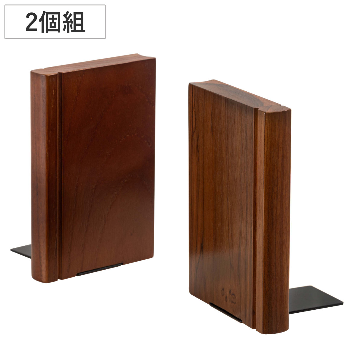 ブックエンド 幅10cm 2個セット 天然木 （ 本立て 本 ブック ブックスタンド 雑誌 収納 卓上 本棚 デスク収納 本収納 仕切り インテリア ギフト プレゼント 木製 おしゃれ 卓上収納 デスク整理 ）