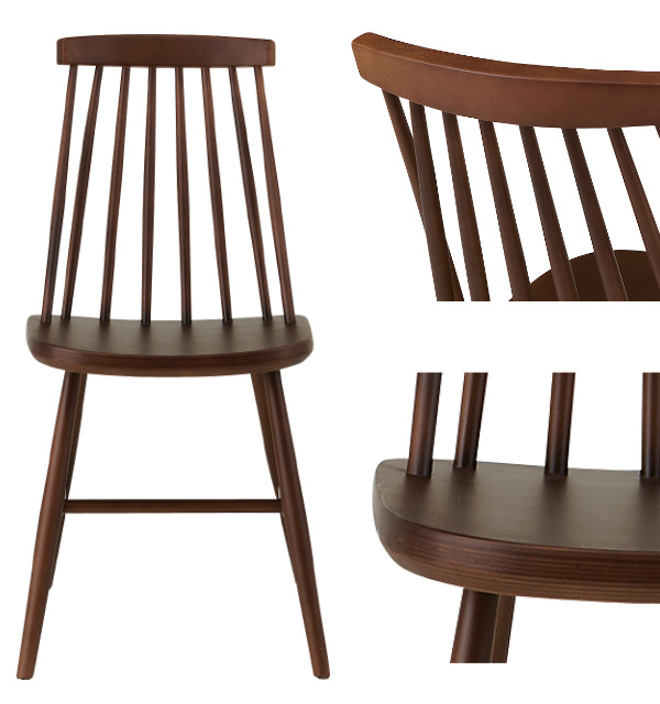 ダイニングチェア 座面高43cm 天然木 木製 椅子 ( イス チェア ダイニングチェアー いす 食卓椅子 リビングチェア 木フレーム 食卓イス ) 【ミックス】 ミックス