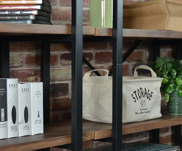 オープンラック 5段 ブルックリンスタイル OTIS 約幅90cm （ ラック