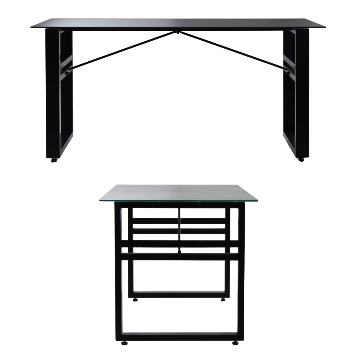 ダイニングテーブル 幅150cm セラミック天板CERABILL ( テーブル 食卓テーブル 長方形 4人用 机 強化ガラス セラミック デスク ワークデスク 熱に強い 傷に強い おしゃれ ダイニング 食卓 パソコンデスク ) 【ダークグレー】 ダークグレー