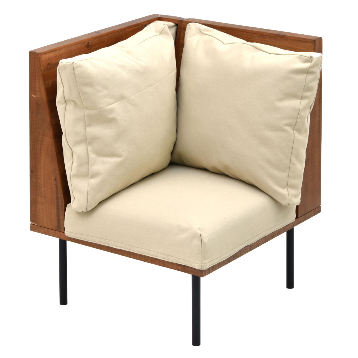 ソファ 1人掛け L字角ソファ 幅66cm 組み合わせ infinite ( ソファー 脚 取り外し チェア ローソファ コンパクト 木製 天然木 リビングソファ 省スペース ファブリック カバー ダイニングソファ 連結 レイアウト おしゃれ ) 【コーデュロイグリーン】 コーデュロイグリーン