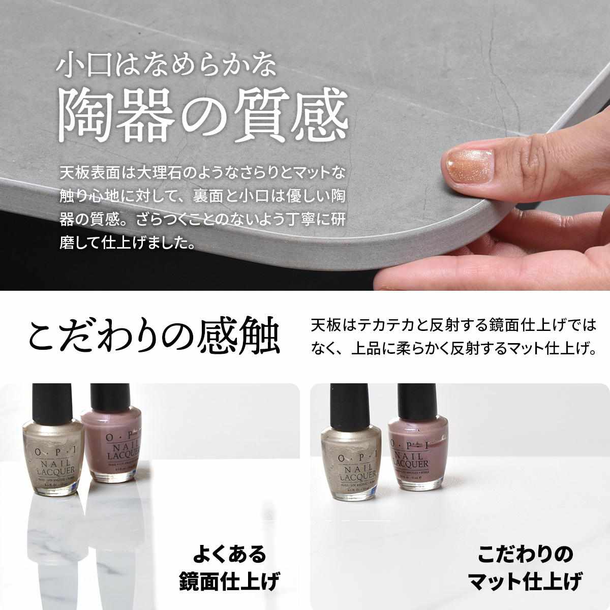 ダイニングテーブル 幅120cm セラミック天板 LUCY ( テーブル 食卓テーブル 長方形 2人用 4人用 机 セラミック デスク ワークデスク 熱に強い 傷に強い おしゃれ ダイニング 食卓 パソコンデスク 作業台 奥行69cm ) 【ライトグレー】 ライトグレー