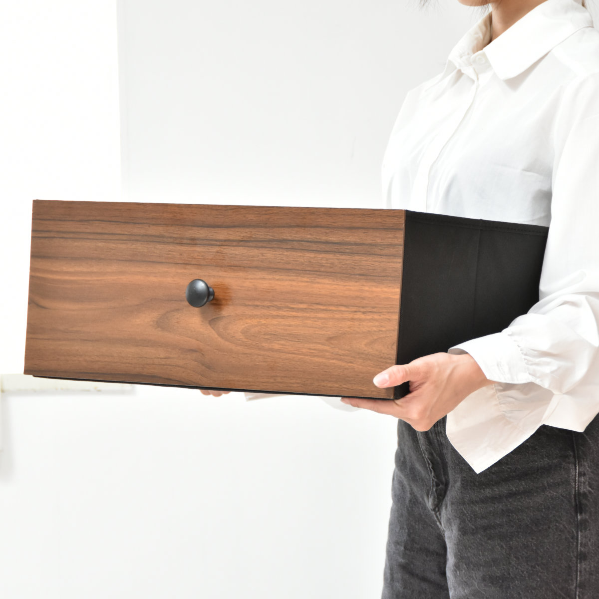 チェスト 3段 幅45cm 木目調 リバーシブル 天板付き 脚付き ( 両面 引出し 棚 ラック 収納 アメリカン レトロ 衣類収納 お掃除ロボット対応 軽量 三杯 引手付き 衣替え スチールフレーム )