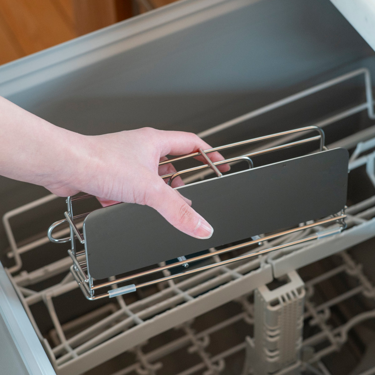 ビーワーススタイル すっきり暮らす 包丁スタンド ( 包丁差し 包丁ホルダー 包丁立て 日本製 ステンレス 食洗機対応 ほうちょう立て 横置き 燕三条産 オールステンレス 収納 包丁収納 ナイフスタンド カバー )