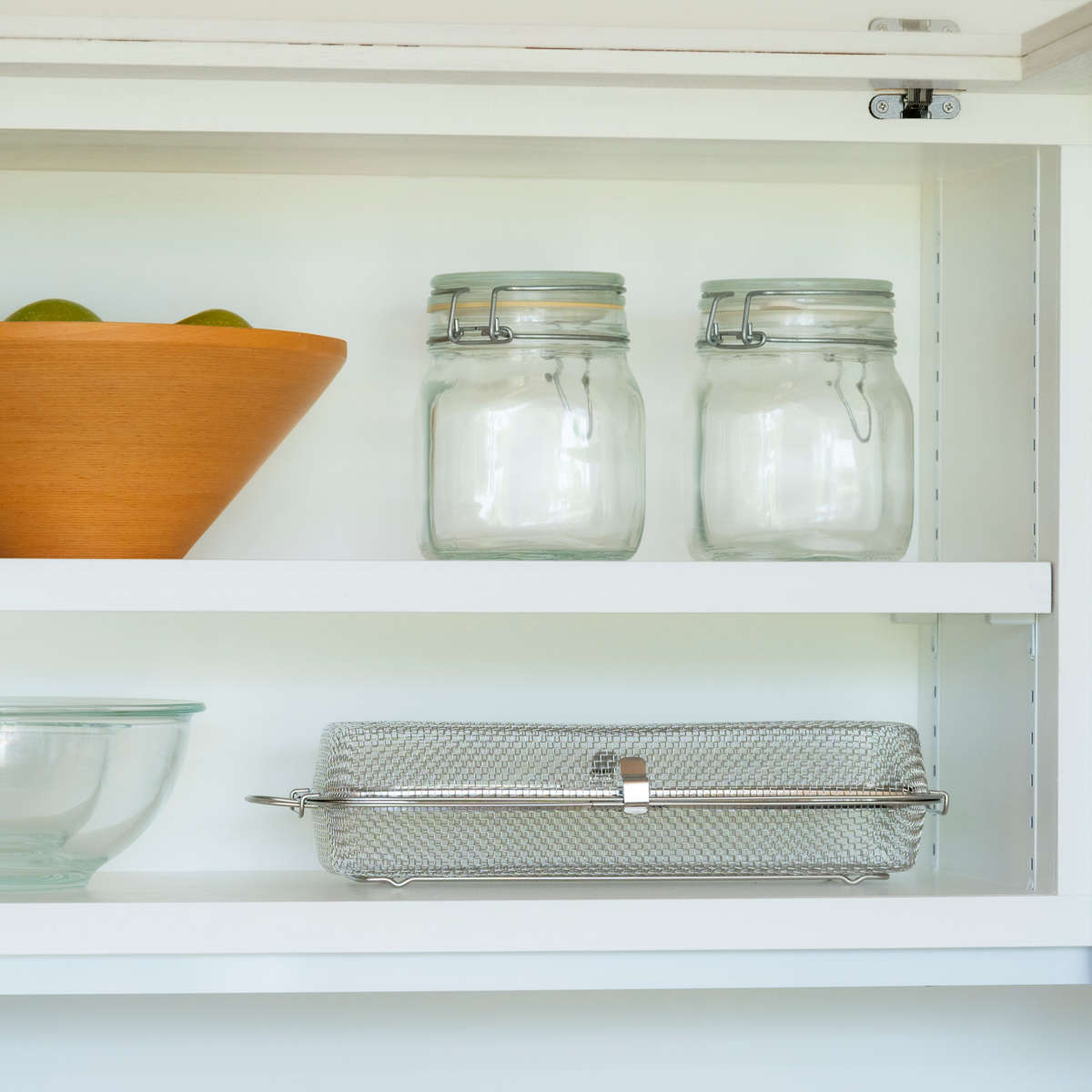 ビーワーススタイル すっきり暮らす 食洗機カゴ ロングタイプ ( 食洗機 かご 水切り 食洗機用小物カゴ 日本製 オールステンレス メッシュかご 小物洗い お弁当用品 カトラリー 水筒パッキン ピック シリコンカップ バラン ざる )