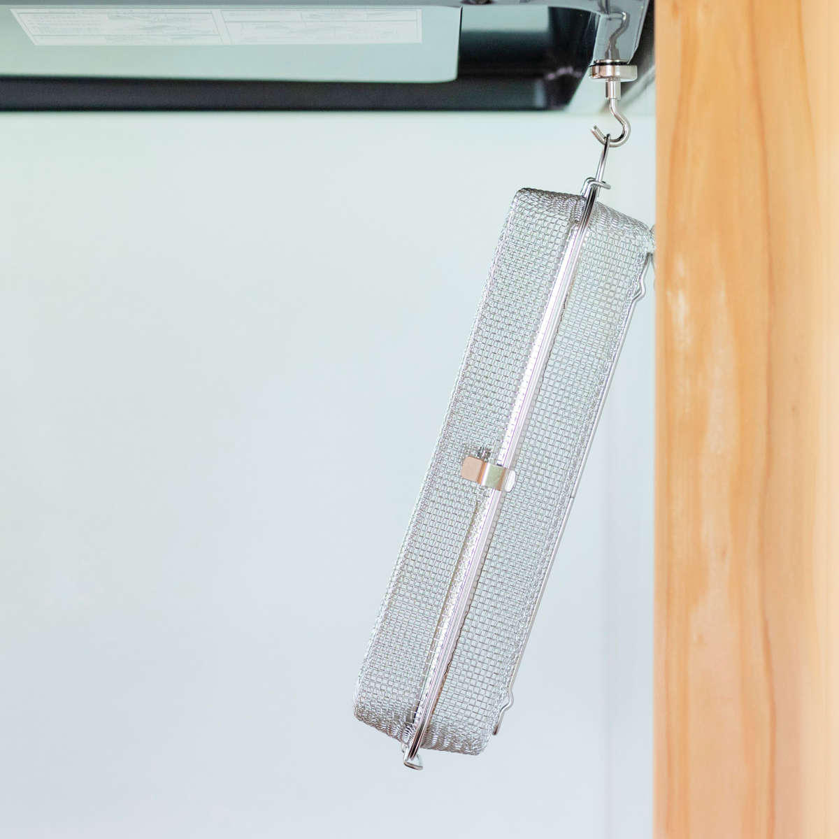 ビーワーススタイル すっきり暮らす 食洗機カゴ ロングタイプ ( 食洗機 かご 水切り 食洗機用小物カゴ 日本製 オールステンレス メッシュかご 小物洗い お弁当用品 カトラリー 水筒パッキン ピック シリコンカップ バラン ざる )