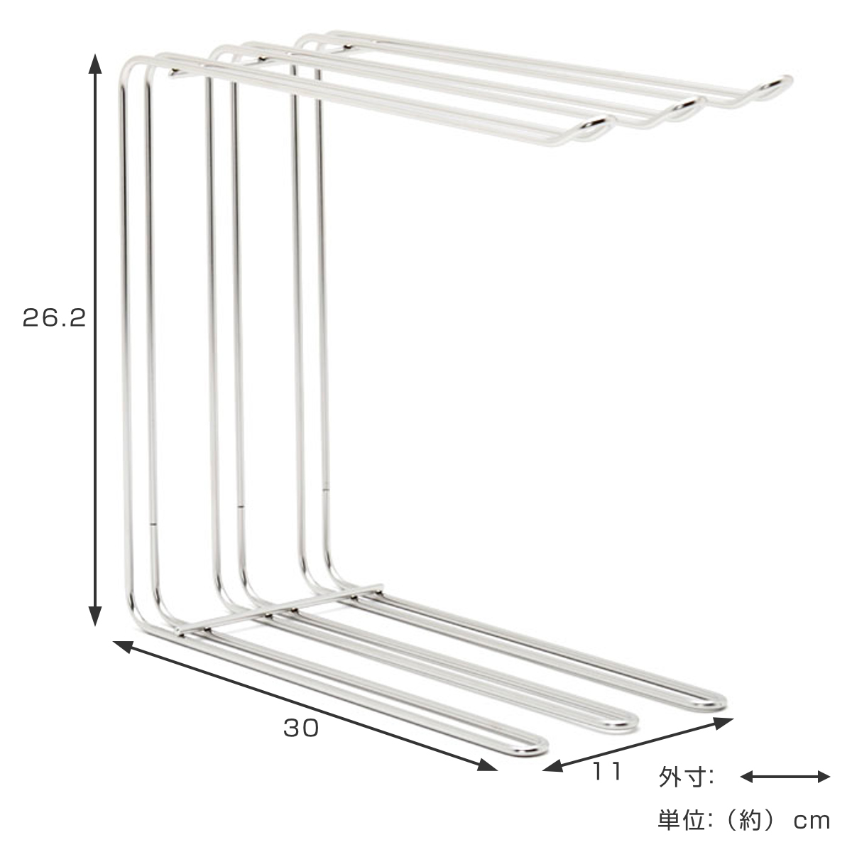 ふきん掛け キッチンハンガー hanauta ハナウタ シルバー ( 布巾掛け ふきんスタンド ステンレス 日本製 コの字型 置き型 ふきんハンガー 乾燥 干す まな板 俎板スタンド ボトルスタンド ペットボトル )