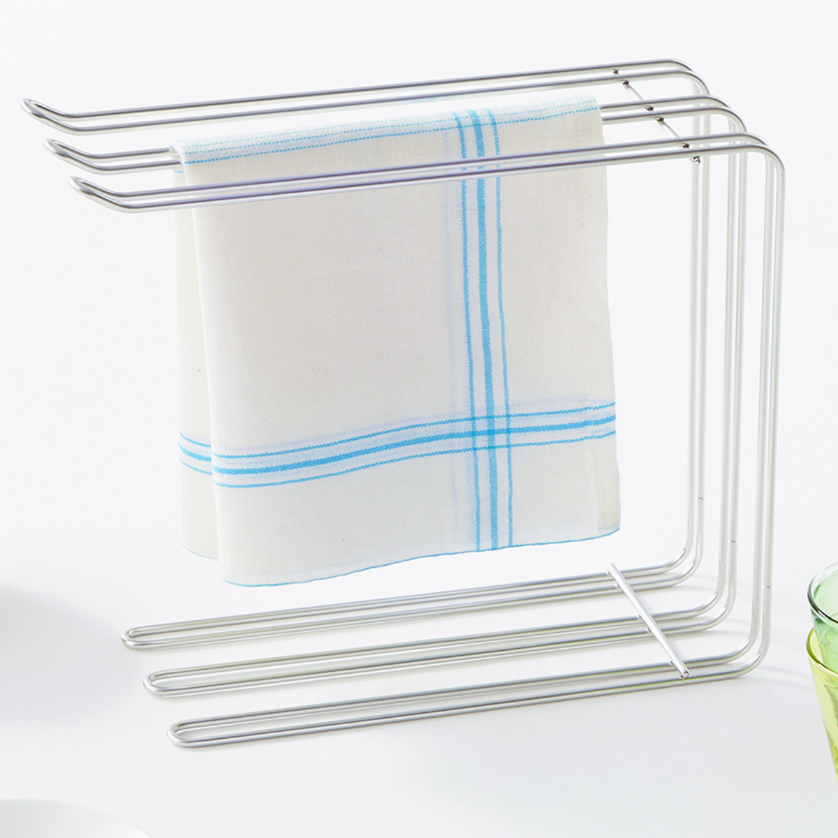 ふきん掛け キッチンハンガー hanauta ハナウタ シルバー ( 布巾掛け ふきんスタンド ステンレス 日本製 コの字型 置き型 ふきんハンガー 乾燥 干す まな板 俎板スタンド ボトルスタンド ペットボトル )