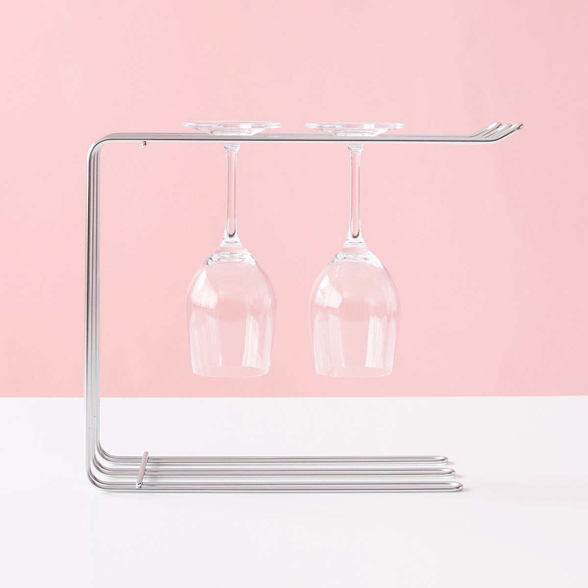 ふきん掛け キッチンハンガー hanauta ハナウタ シルバー ( 布巾掛け ふきんスタンド ステンレス 日本製 コの字型 置き型 ふきんハンガー 乾燥 干す まな板 俎板スタンド ボトルスタンド ペットボトル )