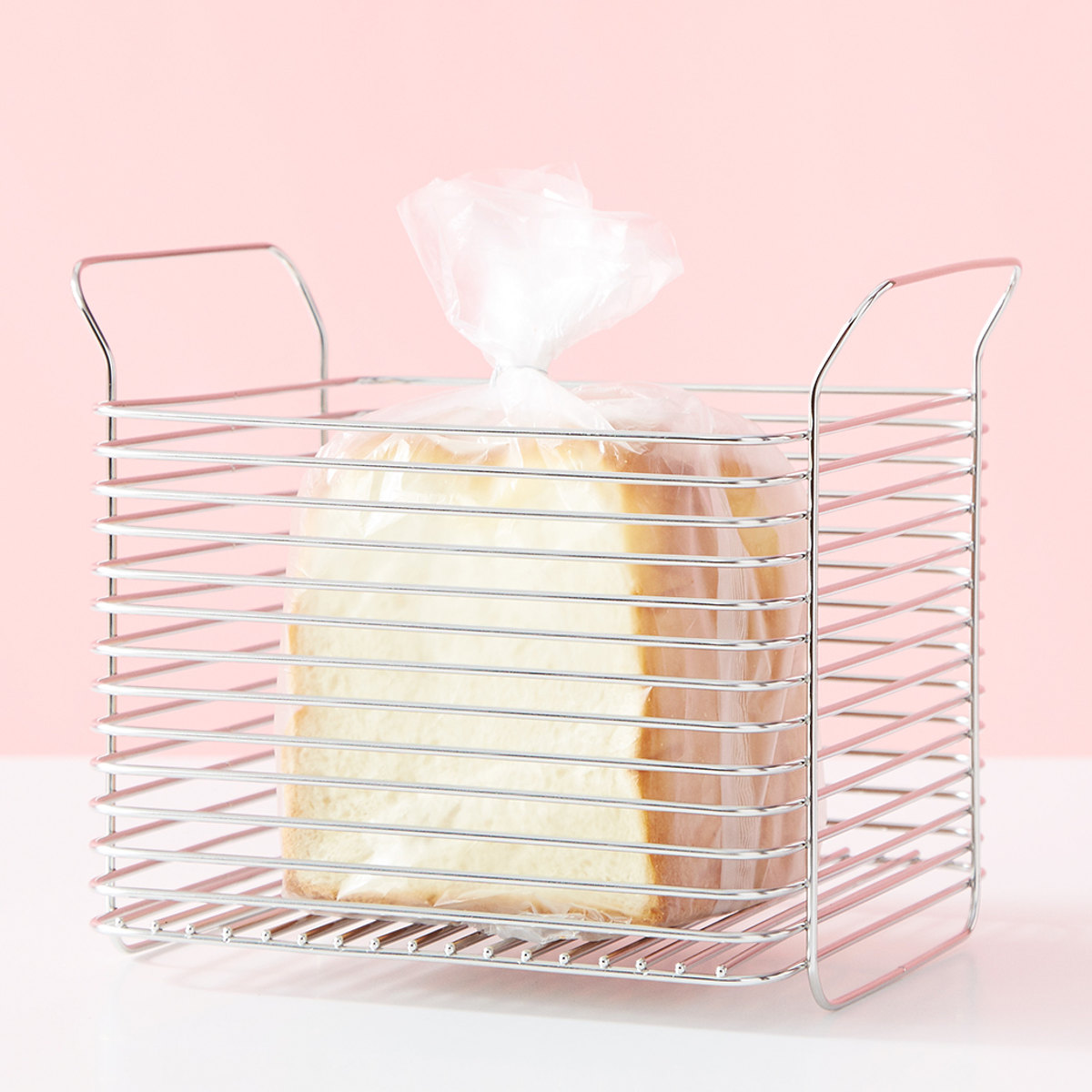 キッチンバスケット L hanauta ハナウタ シルバー ( ワイヤーバスケット ワイヤーラック 収納バスケット ステンレス 日本製 かご 深型 収納かご 小物入れ 収納ボックス 整理ボックス スタッキングバスケット )