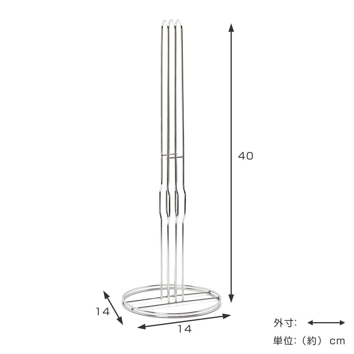 キッチンペーパーホルダー hanauta ハナウタ シルバー ( キッチンペーパースタンド ホルダー 縦置き ステンレス 日本製 ペーパースタンド ロールペーパー クッキングペーパー 収納 カット コンパクト )