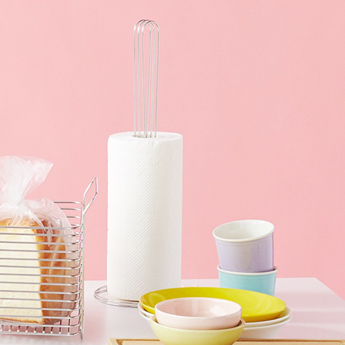 キッチンペーパーホルダー hanauta ハナウタ シルバー ( キッチンペーパースタンド ホルダー 縦置き ステンレス 日本製 ペーパースタンド ロールペーパー クッキングペーパー 収納 カット コンパクト )