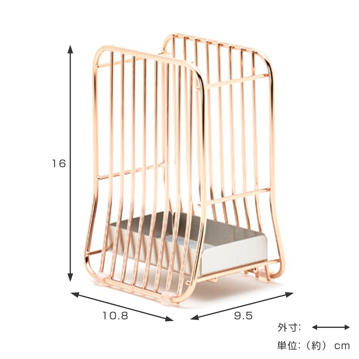 キッチン ツールスタンド S hanauta ハナウタ ローズゴールド ( キッチンツールスタンド カトラリースタンド ステンレス 収納 日本製 キッチンツール立て ラック 立てる キッチンツールホルダー サビにくい )