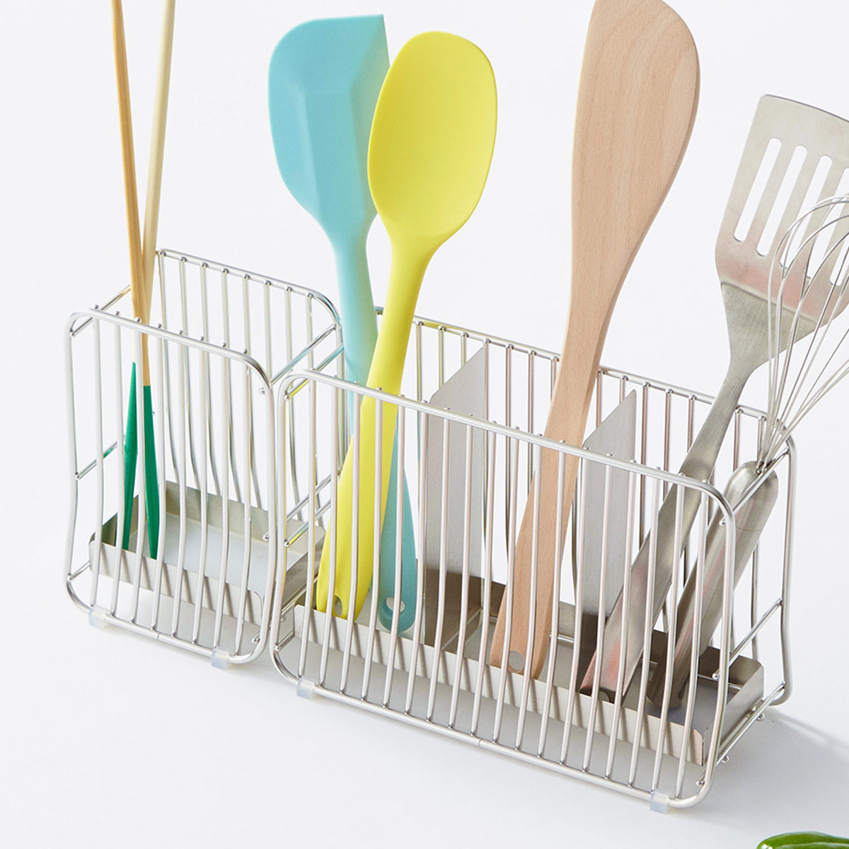 キッチン ツールスタンド S hanauta ハナウタ ローズゴールド ( キッチンツールスタンド カトラリースタンド ステンレス 収納 日本製 キッチンツール立て ラック 立てる キッチンツールホルダー サビにくい )