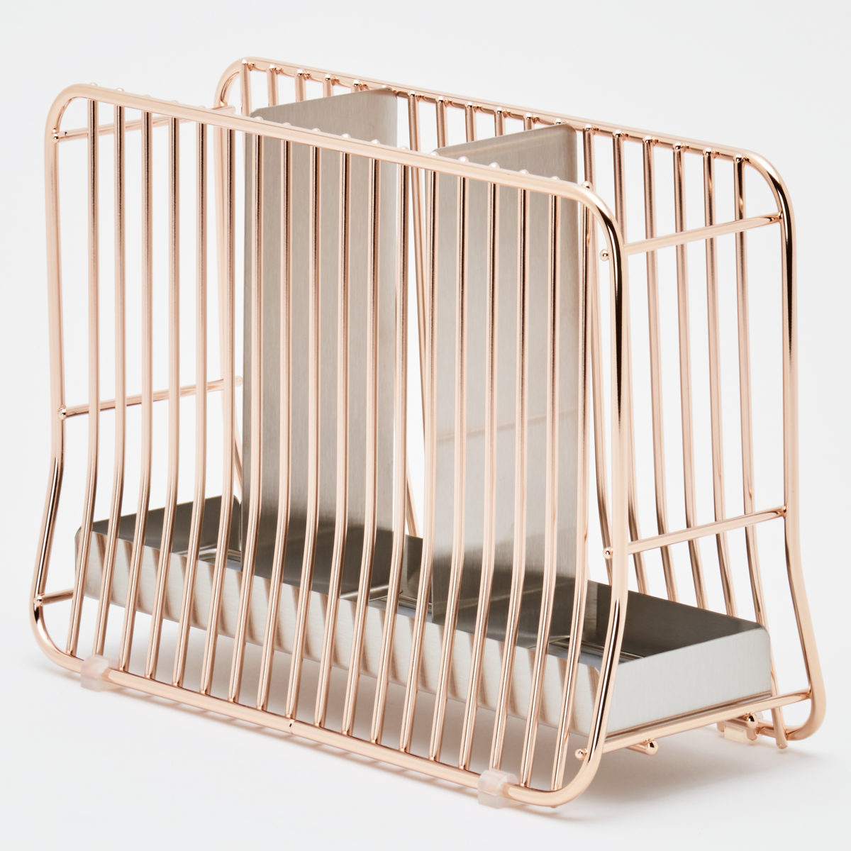 キッチン ツールスタンド L hanauta ハナウタ ローズゴールド ( キッチンツールスタンド カトラリースタンド ステンレス 収納 日本製 キッチンツール立て ラック 立てる キッチンツールホルダー サビにくい )