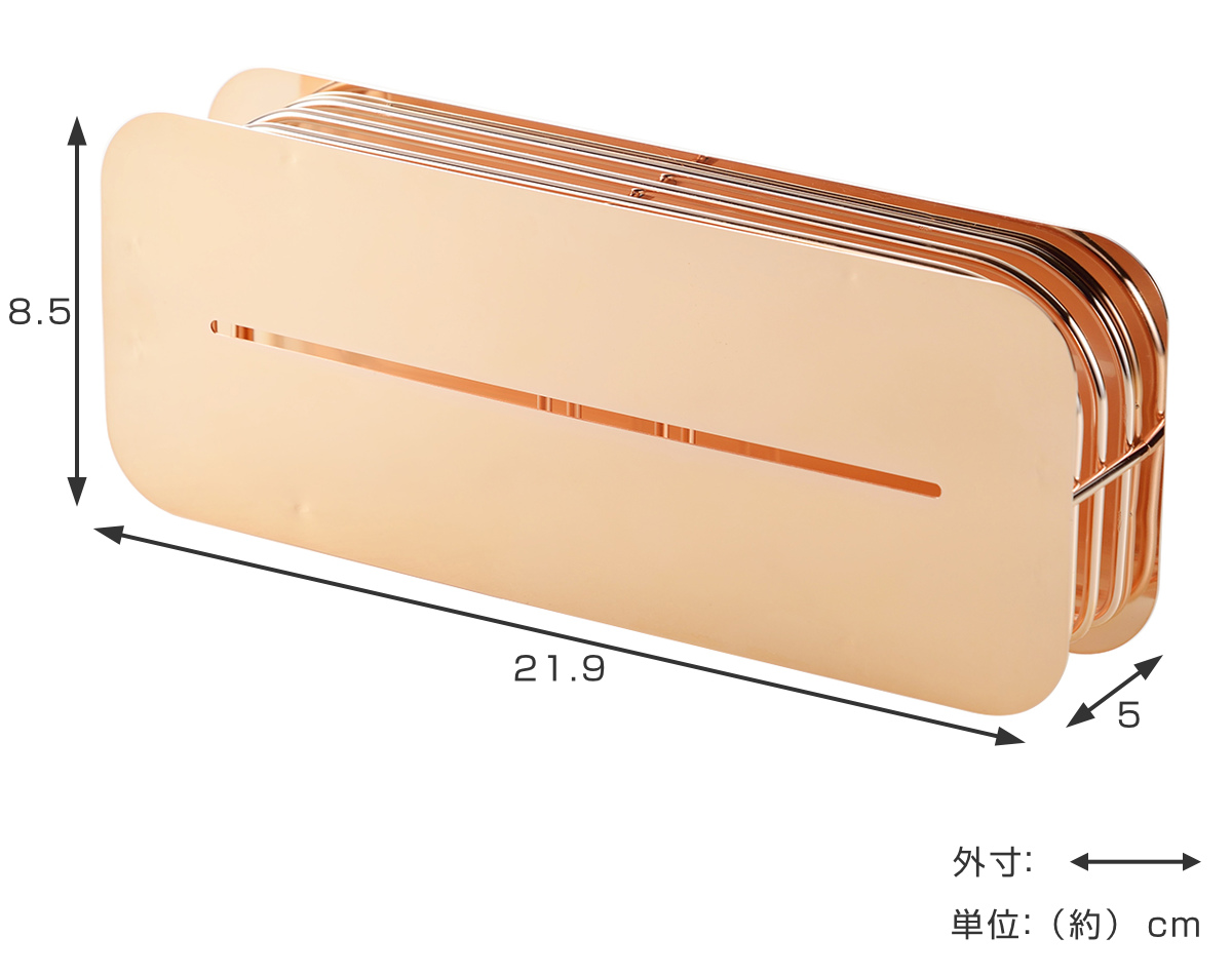 包丁スタンド hanauta ハナウタ 2本収納 ローズゴールド ( 包丁立て 包丁差し 包丁ホルダー 包丁入れ 横型 包丁収納 日本製 ほうちょう立て 包丁 ナイフスタンド スタンド 立て 置き 水切りラック キッチン )