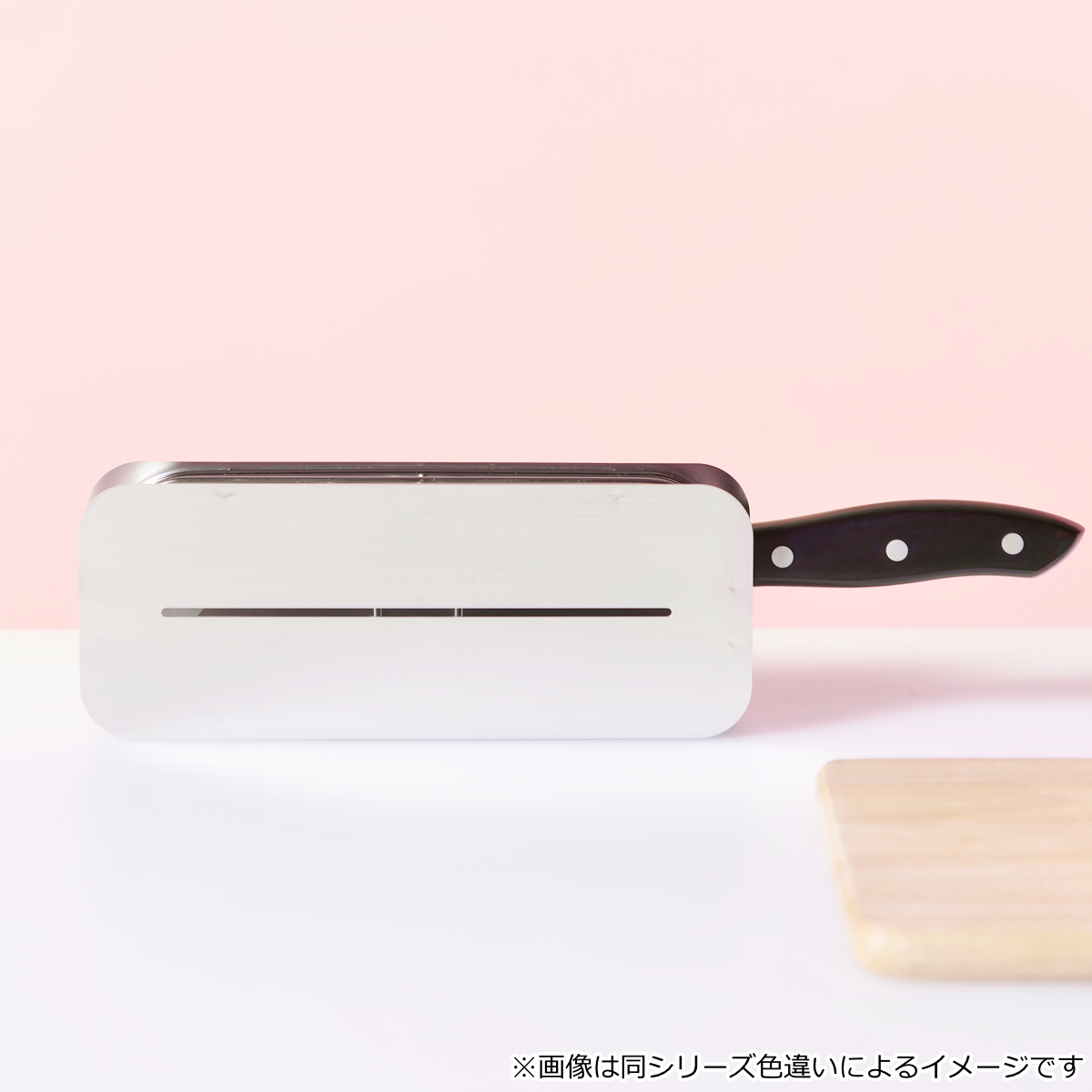 包丁スタンド hanauta ハナウタ 2本収納 ローズゴールド ( 包丁立て 包丁差し 包丁ホルダー 包丁入れ 横型 包丁収納 日本製 ほうちょう立て 包丁 ナイフスタンド スタンド 立て 置き 水切りラック キッチン )