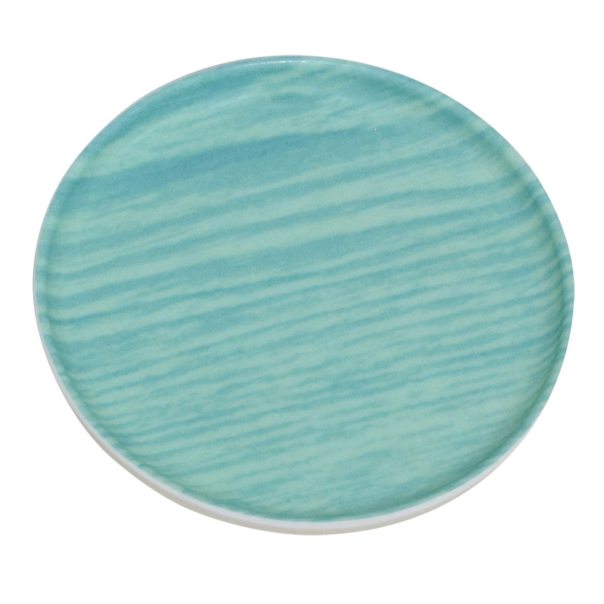 コースター HonuHonu 布張り 同色3枚セット ( 木目調 日本製 おしゃれ かわいい シンプル 丸 ラウンド 茶托 茶たく お茶用品 インテリア テーブルウェア キッチン雑貨 キッチン用品 ) 【ブルー】 ブルー