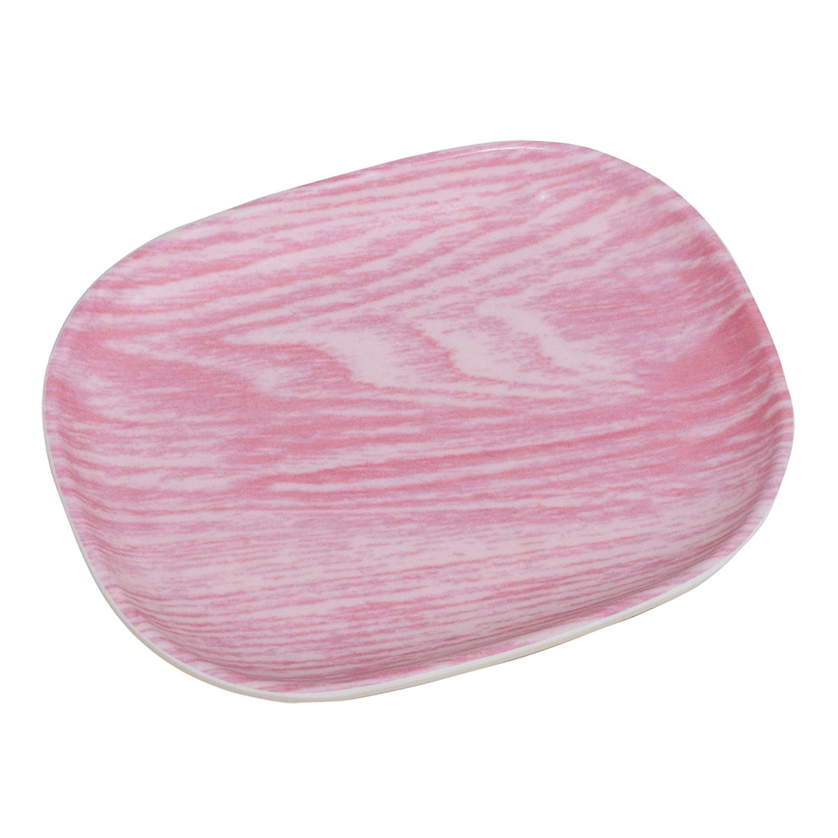 トレー HonuHonu 布張りオーバルトレイ ( 日本製 木目調 トレイ キッチントレー キッチン おしゃれ かわいい オーバル ランチョンマット アクセサリートレー アクセサリートレイ シンプル ) 【ピンク】 ピンク