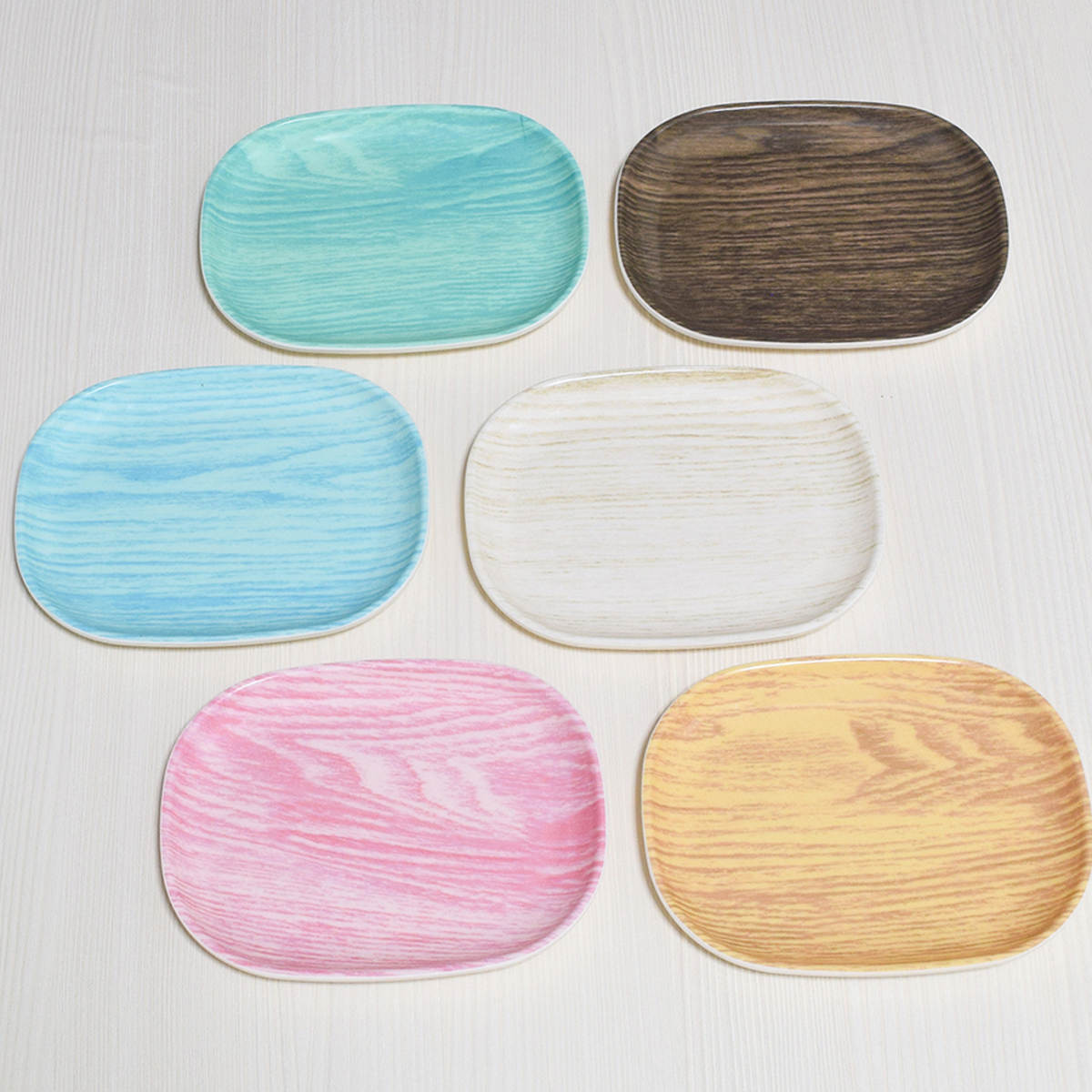 トレー HonuHonu 布張りオーバルトレイ ( 日本製 木目調 トレイ キッチントレー キッチン おしゃれ かわいい オーバル ランチョンマット アクセサリートレー アクセサリートレイ シンプル ) 【ピンク】 ピンク