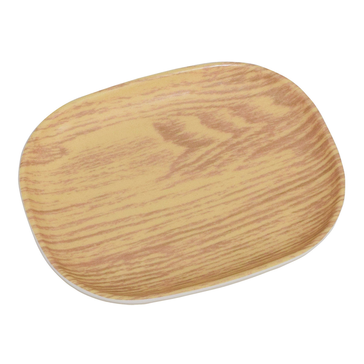 トレー HonuHonu 布張りオーバルトレイ ( 日本製 木目調 トレイ キッチントレー キッチン おしゃれ かわいい オーバル ランチョンマット アクセサリートレー アクセサリートレイ シンプル ) 【ピンク】 ピンク