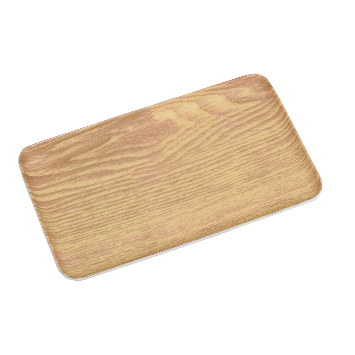 トレー HonuHonu 布張り 21cmトレイ ( 日本製 木目調 トレイ キッチントレー キッチン おしゃれ かわいい 角型 角 四角 ランチョンマット アクセサリートレー アクセサリートレイ シンプル ) 【ピンク】 ピンク