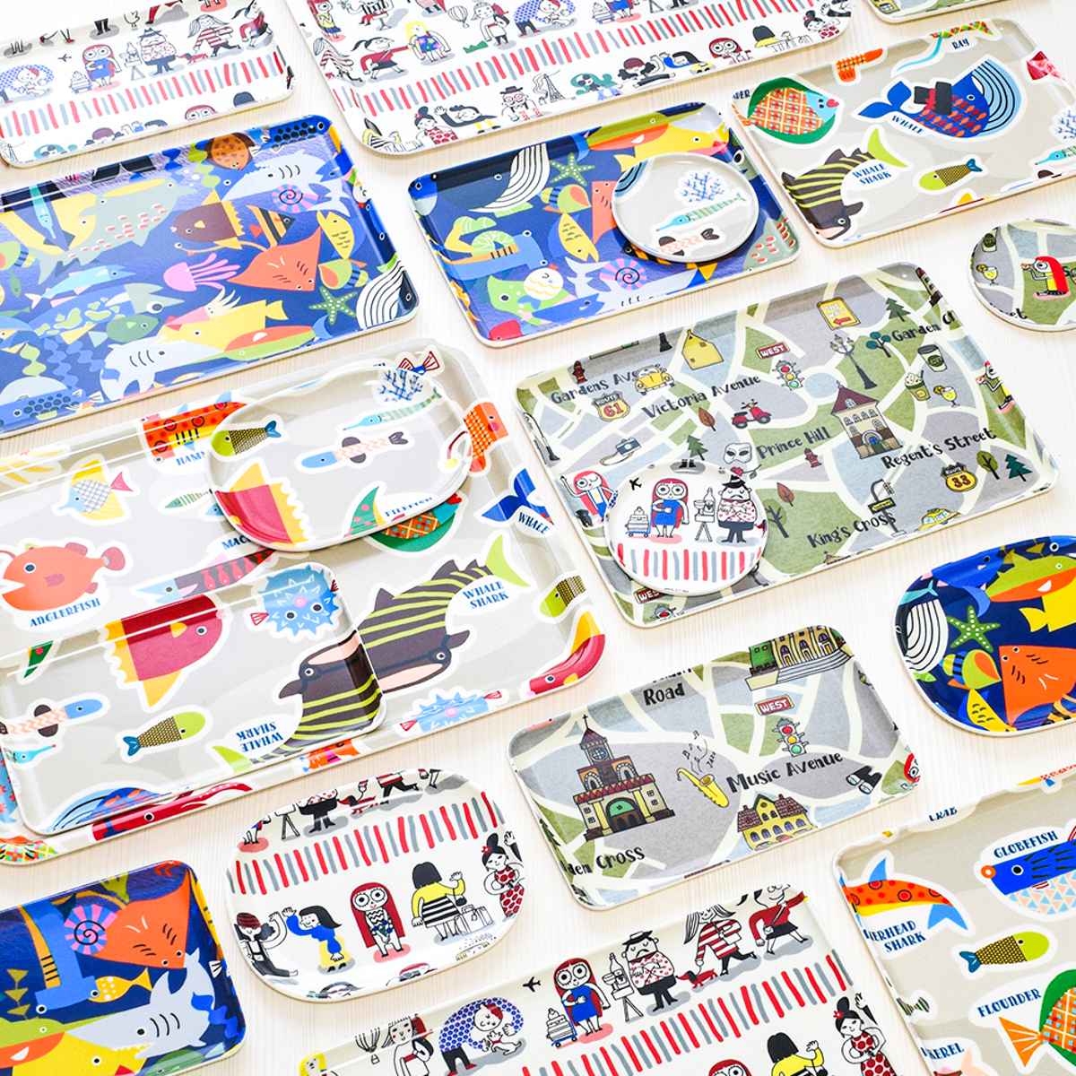 コースター RiCONIC 布張り 同色3枚セット ( 日本製 おしゃれ かわいい 円形 丸型 丸 洗える 茶托 茶たく お茶用品 ラウンド アクセサリートレー 小物トレー 受け皿 イラスト 水洗い可能 コップ置き 可愛い ) 【グリーン】 グリーン