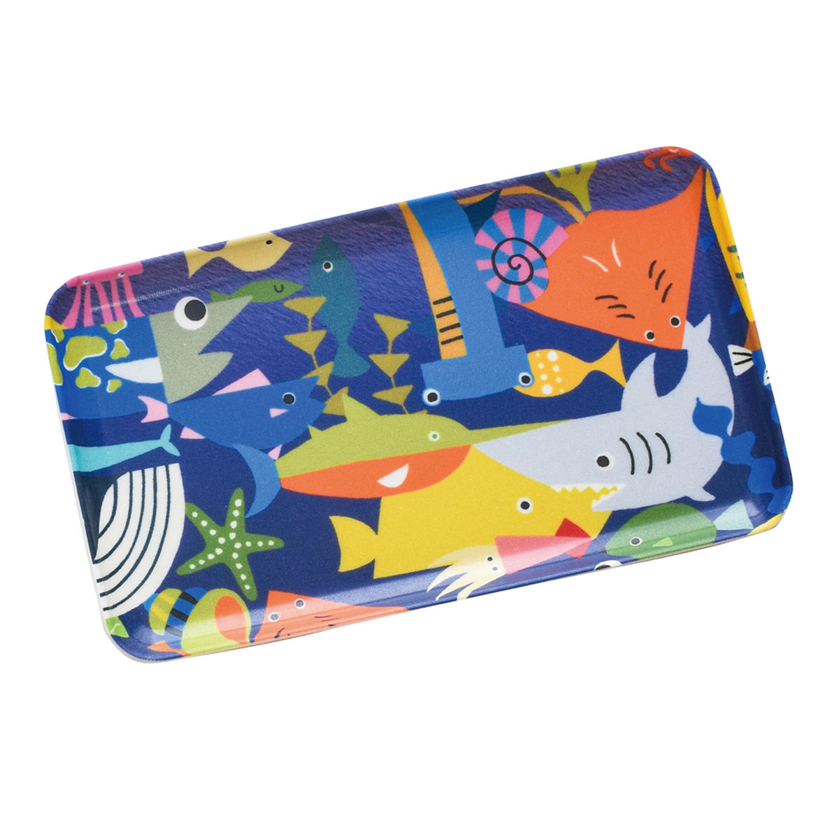 トレー RiCONIC 布張り 21cm トレイ ( キッチントレー キッチン おしゃれ キッチントレイ 日本製 かわいい レクタングル 長方形 カフェトレー お盆 おぼん おやつ ティータイム 水洗い可能 ) 【グレー】 グレー