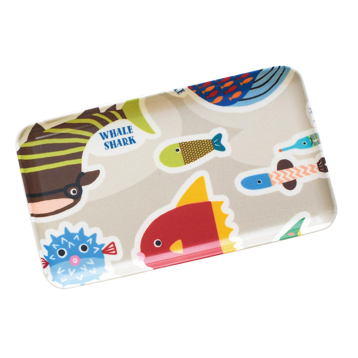 トレー RiCONIC 布張り 21cm トレイ ( キッチントレー キッチン おしゃれ キッチントレイ 日本製 かわいい レクタングル 長方形 カフェトレー お盆 おぼん おやつ ティータイム 水洗い可能 ) 【グレー】 グレー