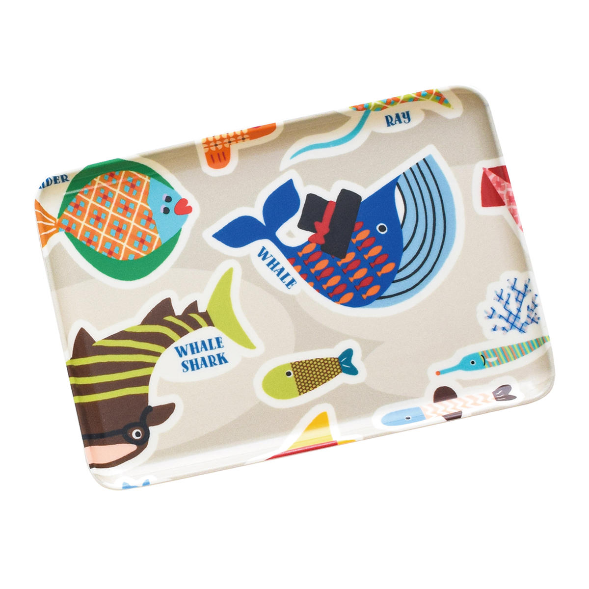 トレー RiCONIC 布張り 24cm トレイ ( キッチントレー キッチン おしゃれ キッチントレイ 日本製 かわいい レクタングル 長方形 ランチョンマット お盆 おぼん おやつ ランチ 朝食 水洗い可能 ) 【ホワイト】 ホワイト