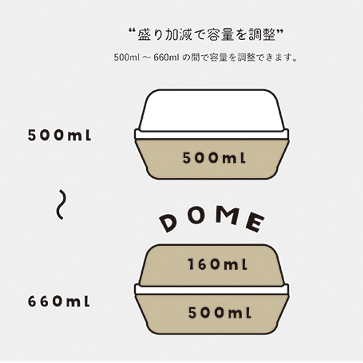 弁当箱 500ml シエルプレ 1段 ランチボックス ( Cielpre お弁当箱 食洗機対応 レンジ対応 女子 弁当 ドーム蓋 日本製 食洗機OK レンジOK お弁当 一段 2点ロック 大人 女性 クリア かわいい ) 【ピンクバイオレット】 ピンクバイオレット