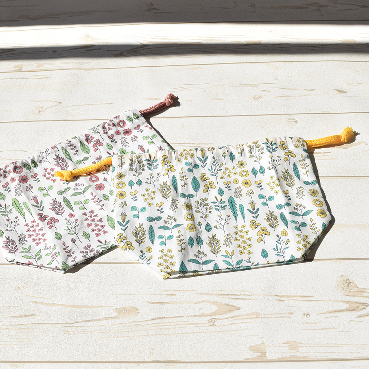 弁当袋 Hill&Fields ランチ巾着 ( お弁当袋 お弁当入れ ランチバッグ おべんとう袋 マチ有り 巾着 日本製 お弁当包み 弁当包み お弁当 弁当 持ち運び お弁当用 子ども 大人 かわいい ) 【ピンク】 ピンク