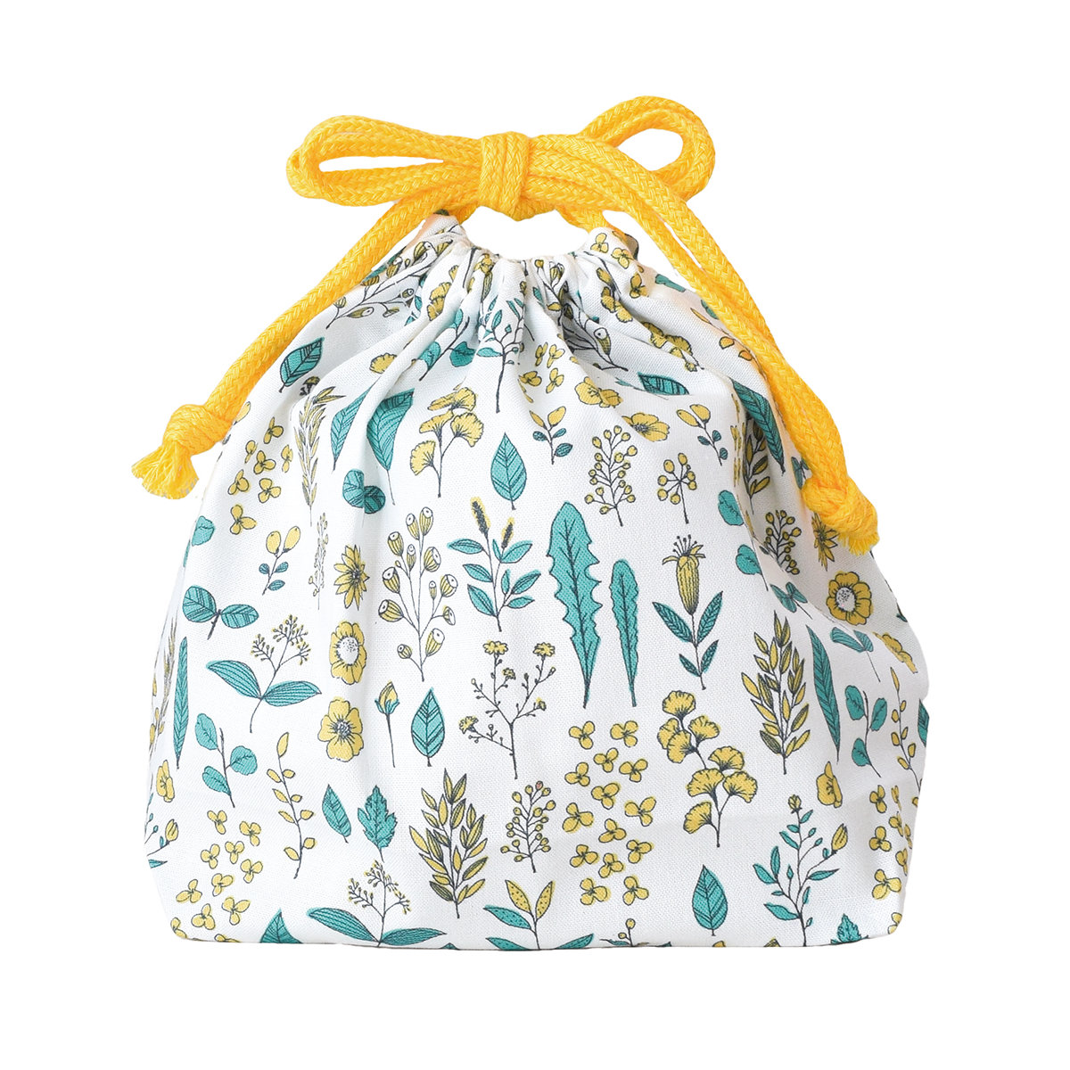 弁当袋 Hill&Fields ランチ巾着 ( お弁当袋 お弁当入れ ランチバッグ おべんとう袋 マチ有り 巾着 日本製 お弁当包み 弁当包み お弁当 弁当 持ち運び お弁当用 子ども 大人 かわいい ) 【ピンク】 ピンク