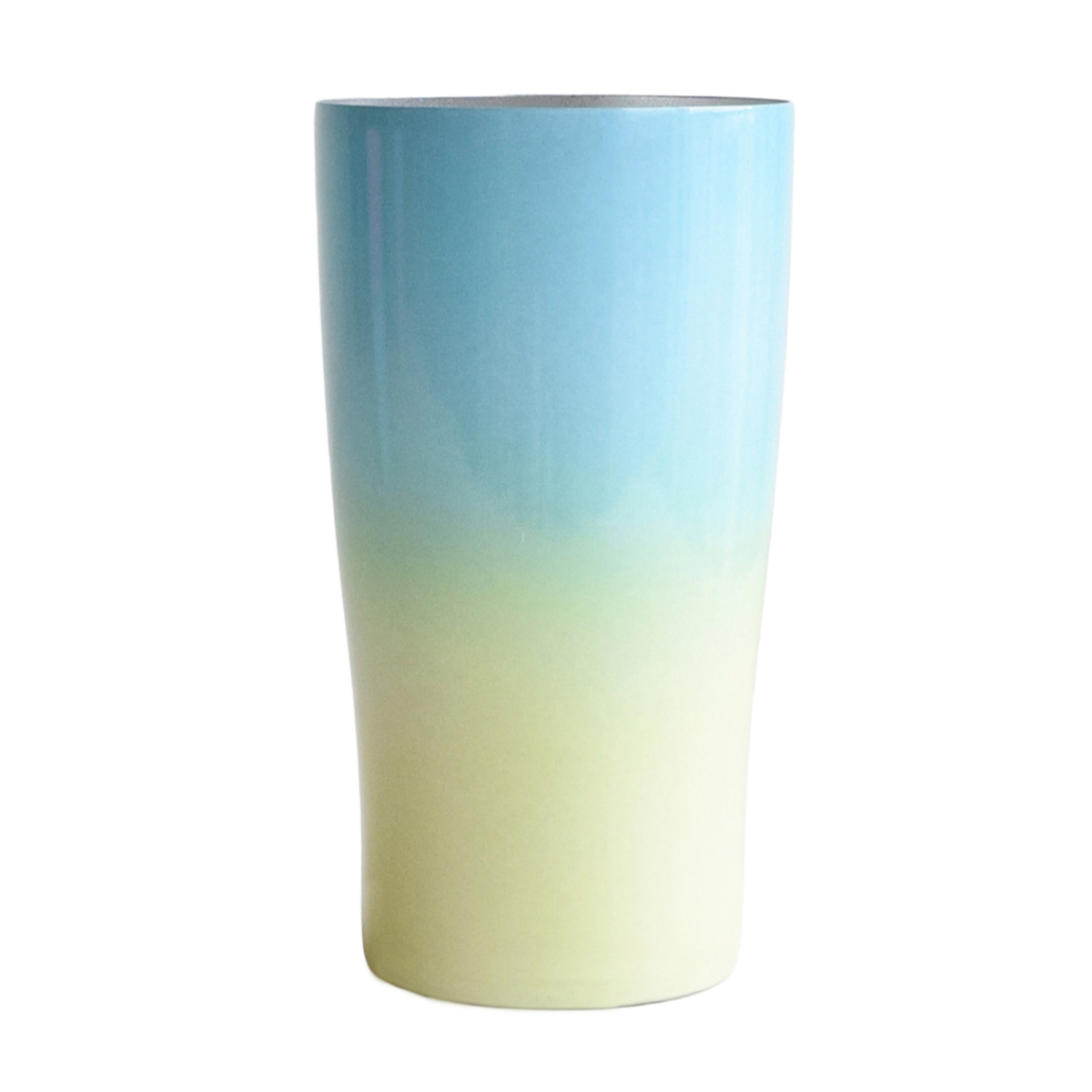 タンブラー 450ml シエルプレ Cielpre 2025 ( 保冷 保温 ステンレス 真空 真空二重構造 真空タンブラー コップ おしゃれ かわいい グラデーション ) 【サックス×ピンク】 サックス×ピンク