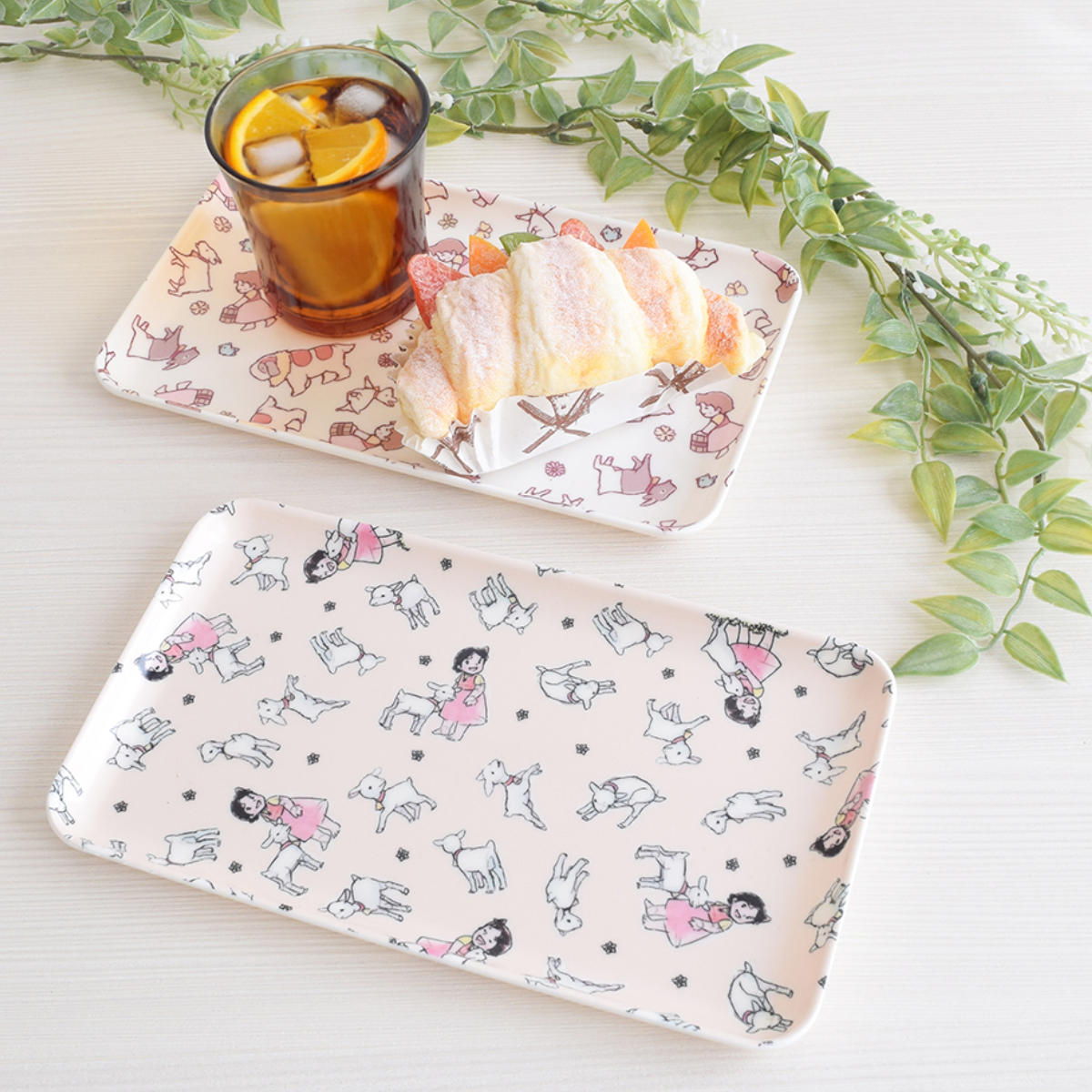 キッチントレー アルプスの少女ハイジ カフェトレイ ( キャラクター トレー トレイ キッチントレイ 小物置き 日本製 かわいい おしゃれ ) 【A】