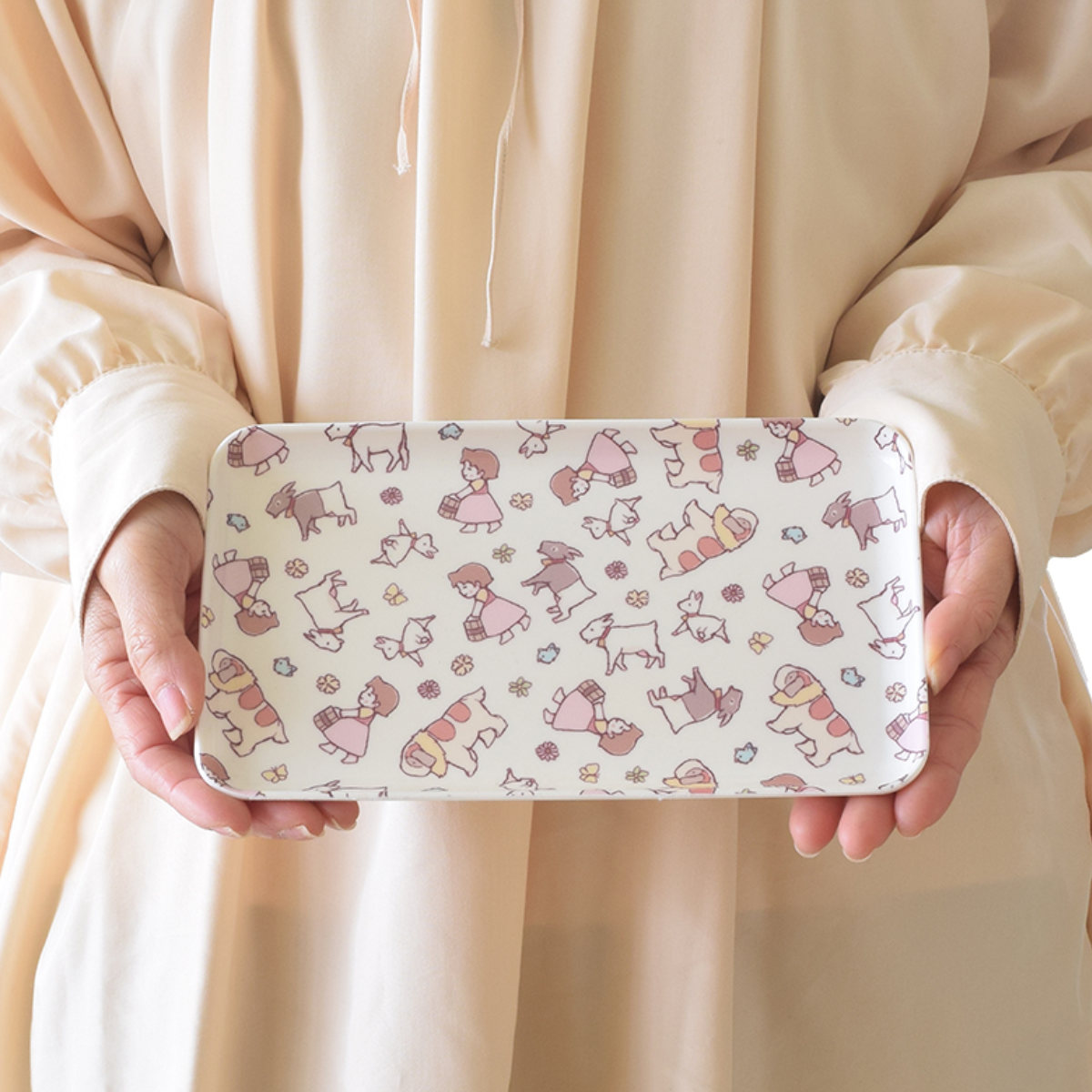 キッチントレー アルプスの少女ハイジ カフェトレイ ( キャラクター トレー トレイ キッチントレイ 小物置き 日本製 かわいい おしゃれ ) 【A】 A