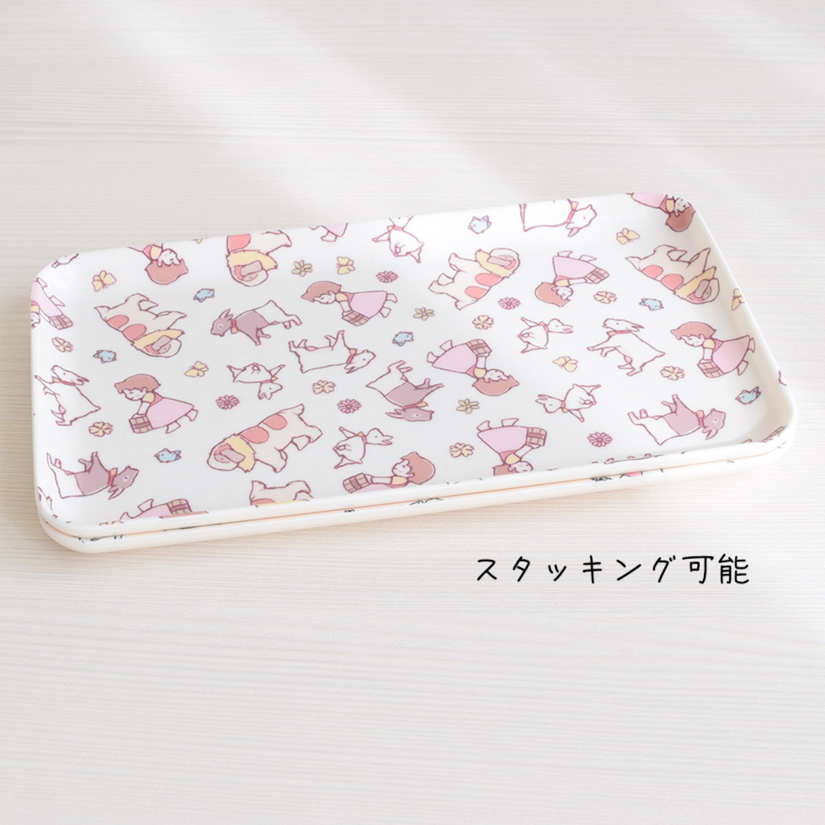 キッチントレー アルプスの少女ハイジ カフェトレイ ( キャラクター トレー トレイ キッチントレイ 小物置き 日本製 かわいい おしゃれ ) 【A】 A